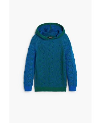 Boys's Blue hooded sweater