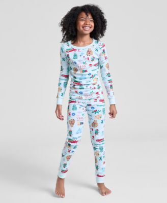 Holiday Lane - Kids 5-14 Winter Holiday Snug-Fit Pajama Set