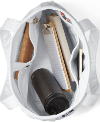 Medium 5 Pocket Open Top Canvas Tote Bag