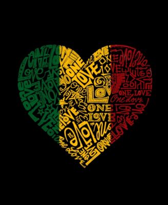 Plus Size One Love Heart Word Art Tank Top