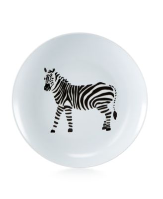 Martha Stewart Collection - Whim Dinnerware Collection Zebra Appetizer Plate