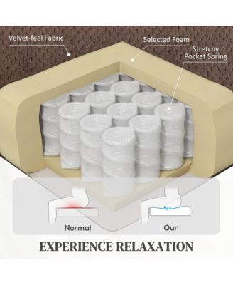 Massage Recliner Chair with Heat, Swivel Rocker with Footrest,