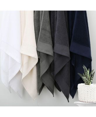 6-Piece Bath Towel Set, Soft 100% Cotton by California Design Den