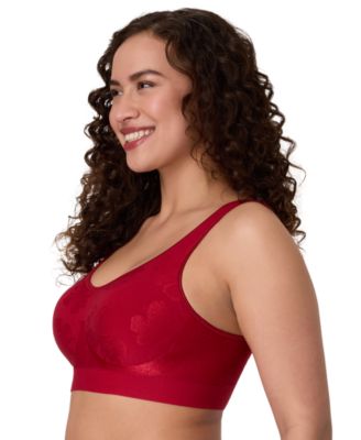Women's Comfort Revolution ComfortFlex Fit Seamless Shaping Wireless Bra 3488