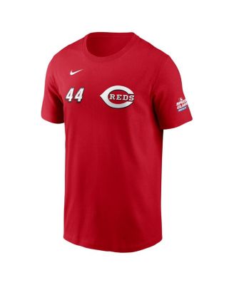 Men's Elly De La Cruz Red Cincinnati Reds 2025 MLB Speedway Classic Name Number T-Shirt