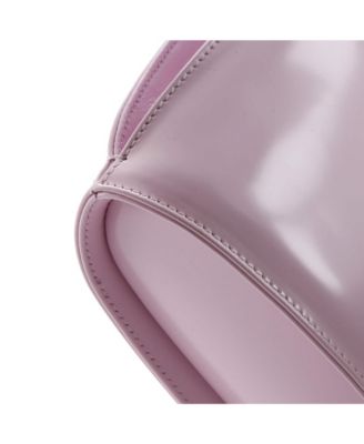 North South Wanda Top Handle Shoulder Bag Leather