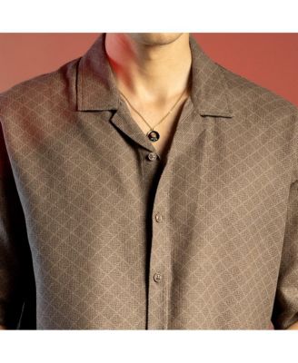 Quad-Lined Oversized Shirt