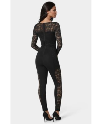 Women's Lace Combo Cat Suit