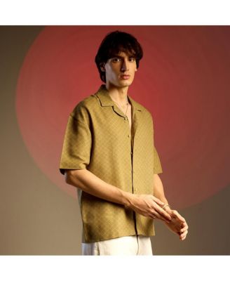 Men's Quad-Lined Oversized Shirt