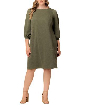 Plus Size Madison Sweater Knit Shift Dress