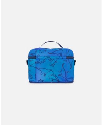 Boy Lunch Box Blue Gradient Dinosaur Print - Toddler|Child