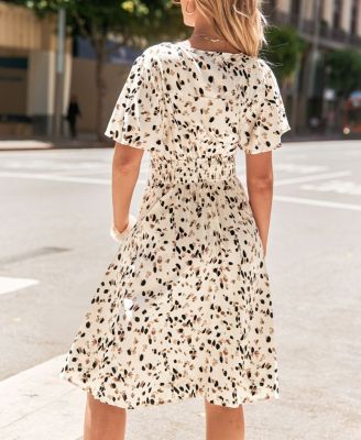 Women's Feels Right Abstract Midi Beach Dress