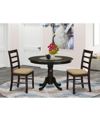 3 Pc small Kitchen Table set-Dining Table and 2 Dinette Chairs