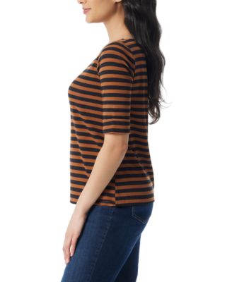 Women's Alanis Printed Cuffed-Sleeve T-Shirt