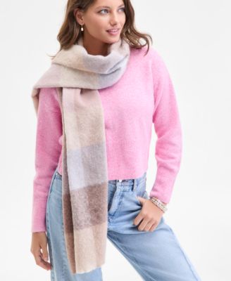 Brushed Buffalo Plaid Blanket Wrap, Macy's Exclusive