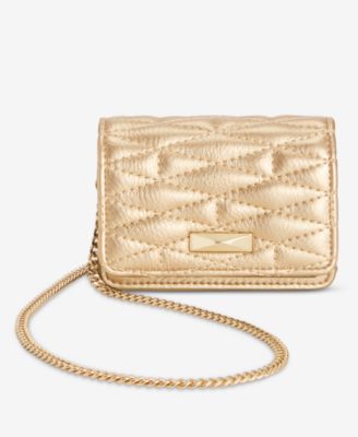 I.N.C. International Concepts - Izzii Metallic Quilted Mini Bag