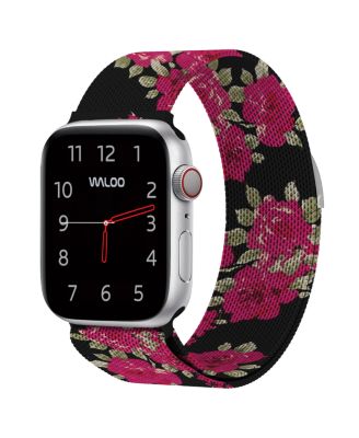 Floral Magnetic Mesh Replacement Band for Apple Watch