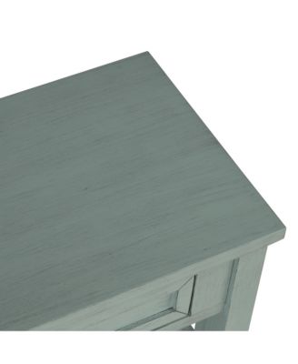 CASAINC 36" Cabinet Pine Wood Console Table with 4 Drawers & 1 Storage Shelf