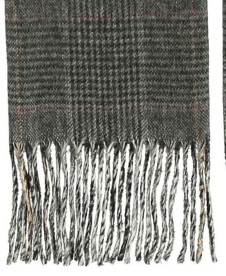 Men's Prince of Wales Plaid Scarf 