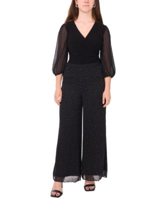 Women's Pull-On Nails Studs Palazzo Pants