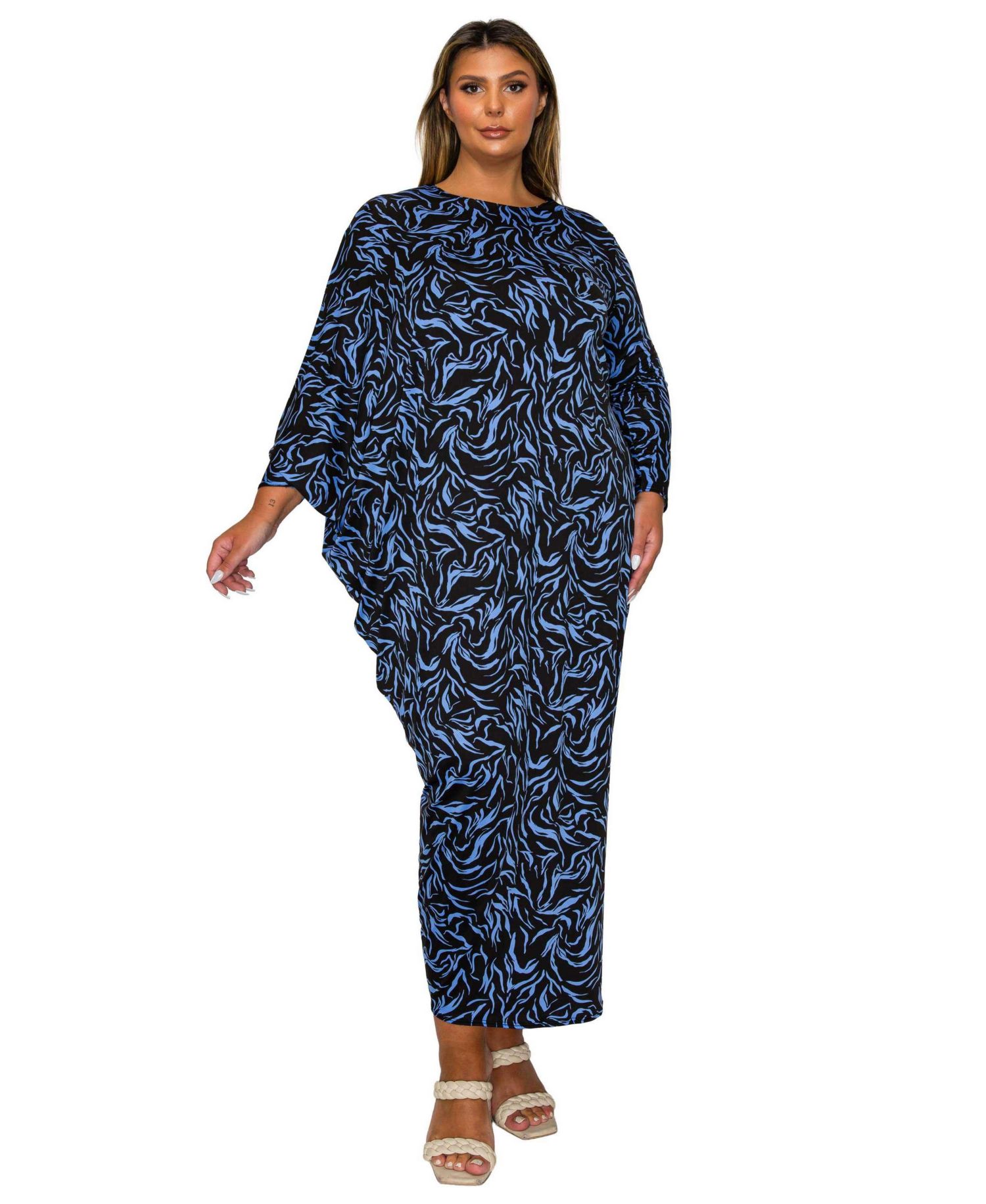 Women's Plus Size Jessica Asymmetrical Maxi Dress