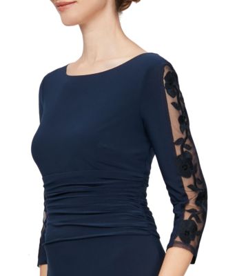 Women's Crewneck Long Gown