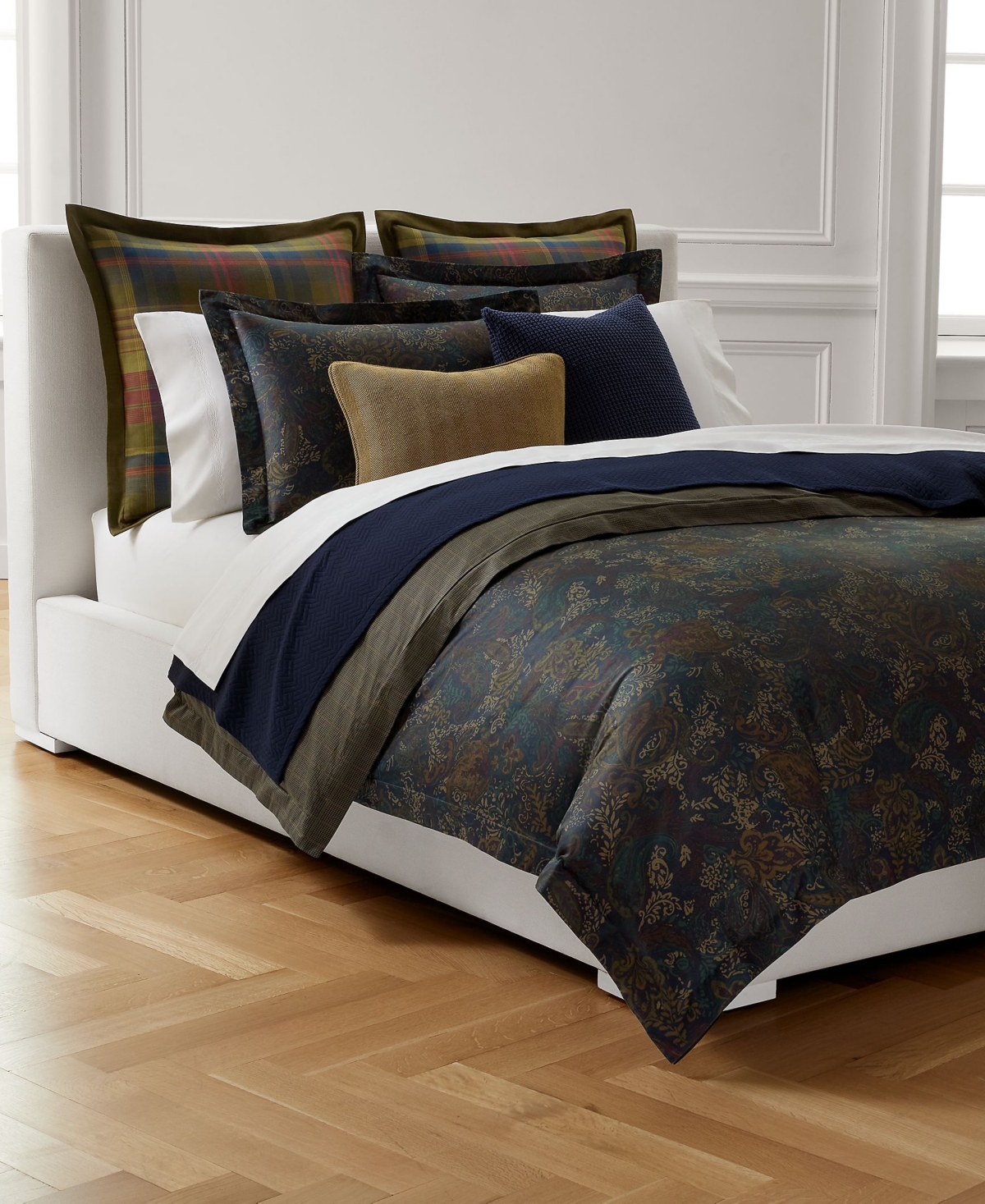 Lauren Ralph Lauren Henry Cotton Sateen Reversible 3-Pc. Duvet Cover Set