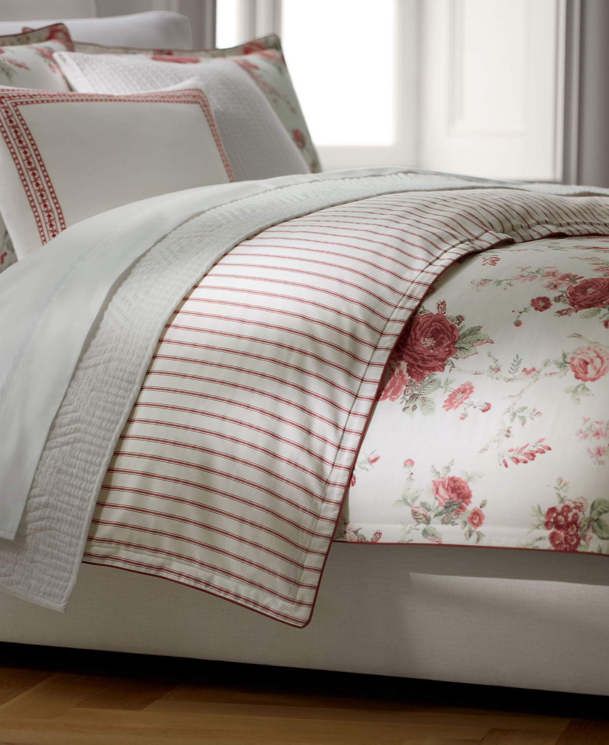 Ralph Lauren Sofia Cotton Sateen 3-pc. Comforter Set, King In Multi