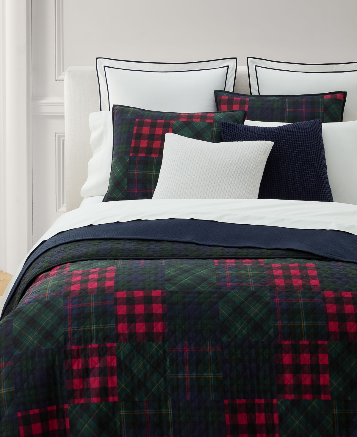 Lauren Ralph Lauren Hadley Soft Cotton Diamond-Stitch Quilt