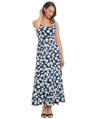 Petite Sleeveless Floral Maxi Dress