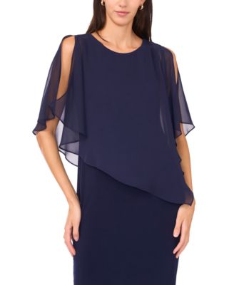 Petite Faraj Caped Maxi Dress