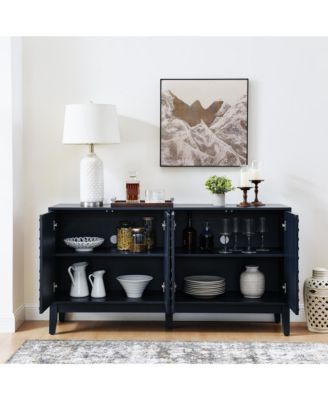 60.5" Storage Cabinet with Adjustable Shelves