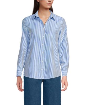Women's No Iron Button Front Shirt