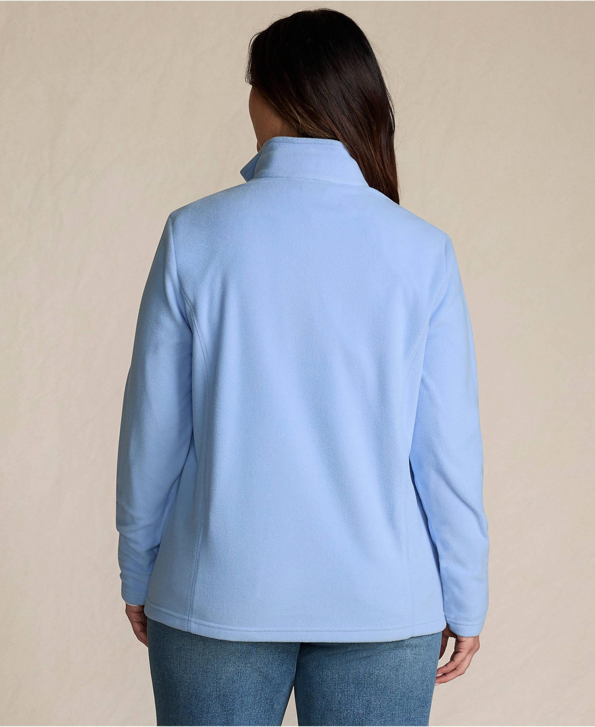 Lands' End Women's Anyweather Fleece Quarter Zip Pullover