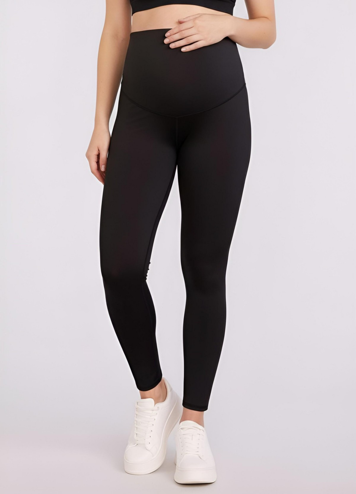 Женские леггинсы Motherhood Maternity Women's Active Over the Belly Maternity Leggings — фото 1