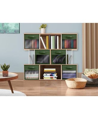 Sorbus 11 Inch Storage Bins with Clear Window