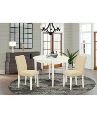 Dining Room Set Linen White