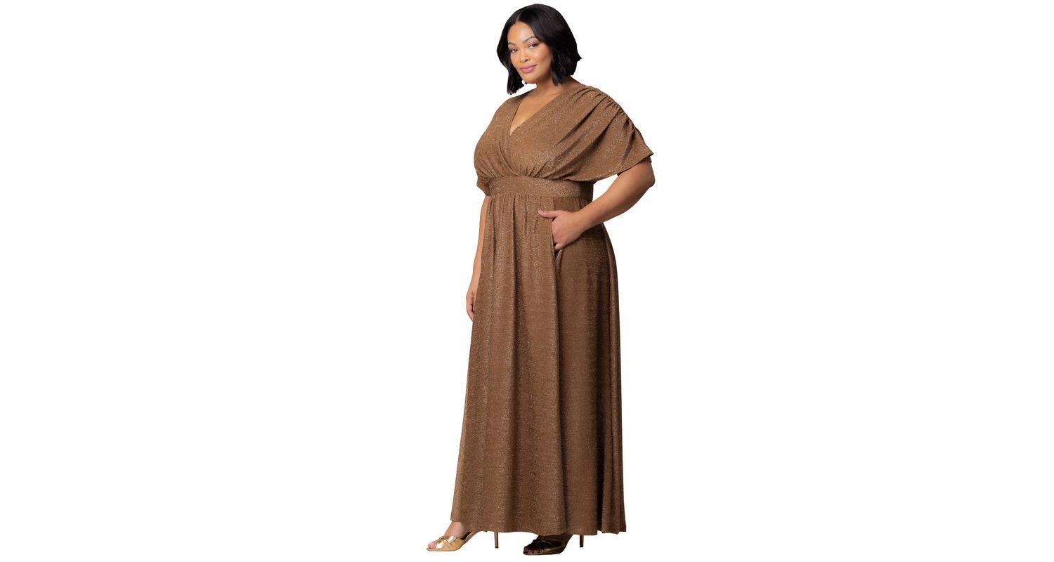 Plus Size Geneva Sparkling Evening Gown
