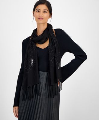 Beaded Fringe Evening Wrap, Macy's Exclusive