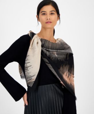 Blur Dye-Print Square Scarf, Macy's Exclusive