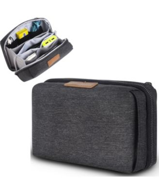 Electronic Organizer Travel Case, Large Travel Organizer Bag Pouch, Waterproof Travel Pouch, Portable Electronics Accessories Bag for Power Bank,Charger,Cord,Flash Drive,Phone,SD Card etc