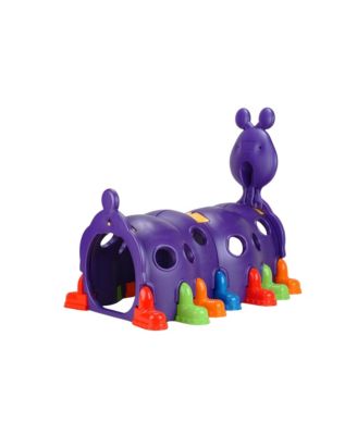 Happy Caterpillar Colorful Tunnel Play Structure for Indoor and Outdoor Use- Climb and Crawl for Ages 2