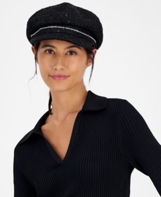 Sequin and Shine Newsboy Cap, Macy's Exclusive 