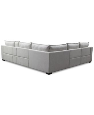 Borsi 6-Pc. Sectional with 2 Power Recliners & 1 Console, Exclusive at Macy's