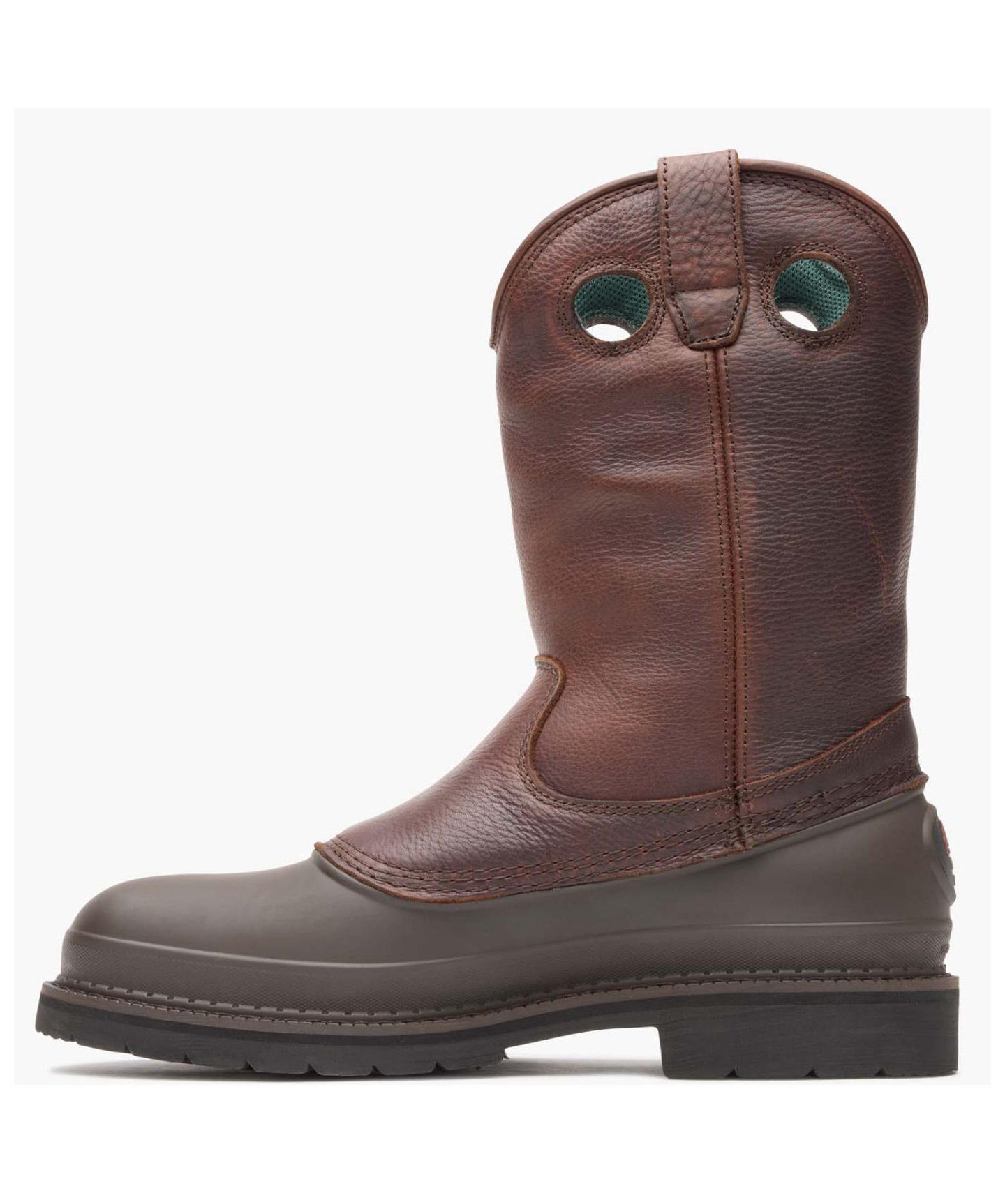 Мужские ботинки GEORGIA BOOT Muddog Steel Toe Wellington Work Boot, цвет: Коричневый — фото 6