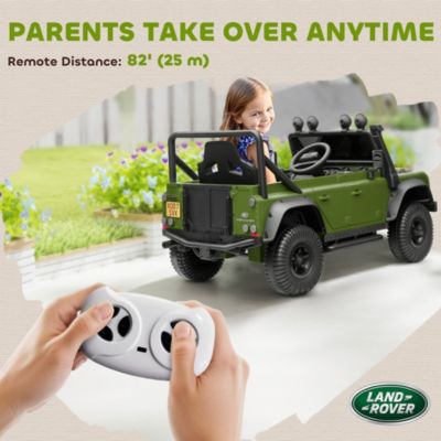 Kids Electric Car, Land Rover Licensed Off-Road Ride On Car,