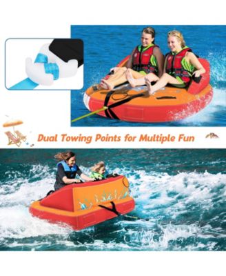 2-Person Water Sport Inflatable Towable Tubes for Boating