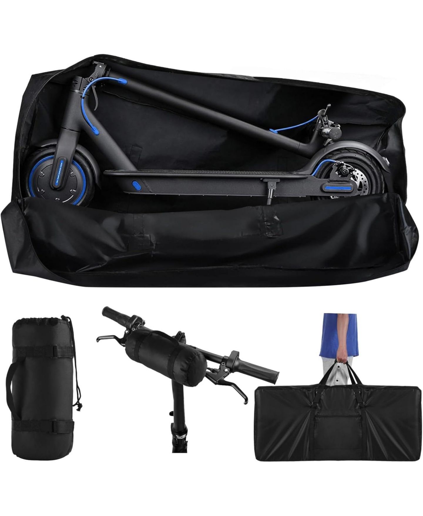 Сумка Urbanmax Electric Scooter, Heavy Duty 840D with Waterproof Zipper, Universal for M365, Xiaomi, цвет: Чёрный — фото 1
