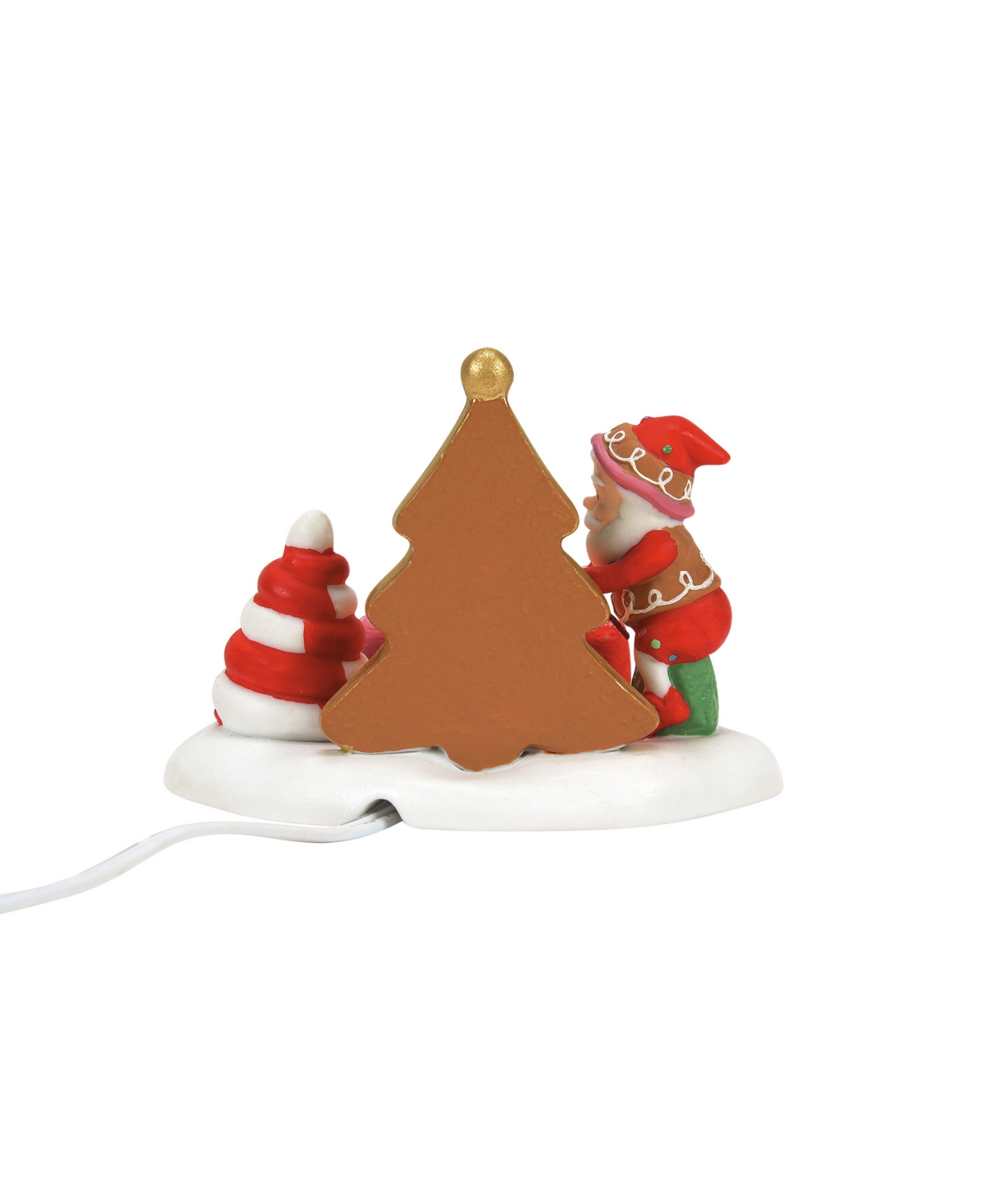 Department Five North Pole Village A Sticky Situation Lit Figure In Multi