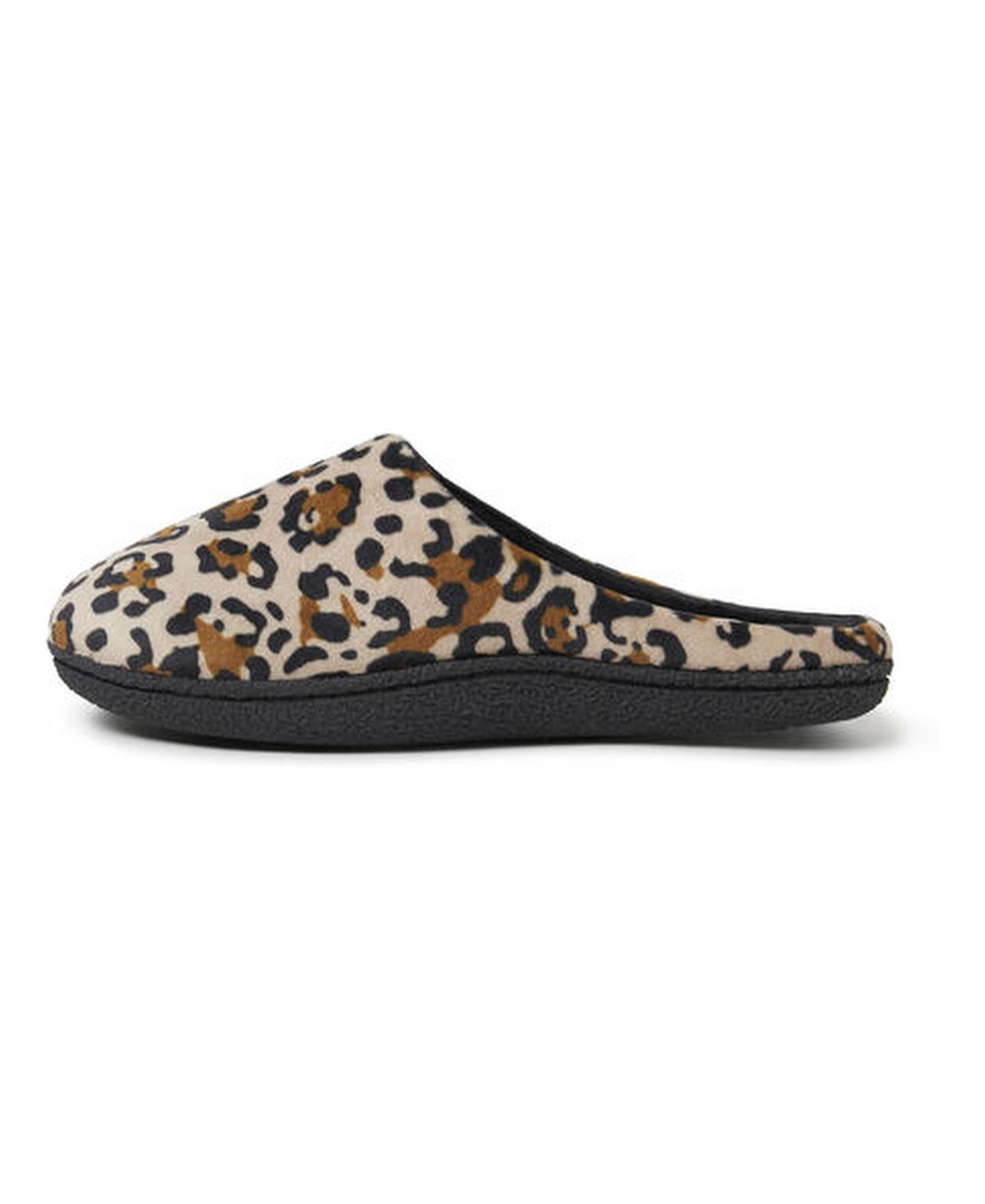 Женские сабо Dearfoams Quilted Velour Clog House Slipper, цвет: Леопардовый — фото 2
